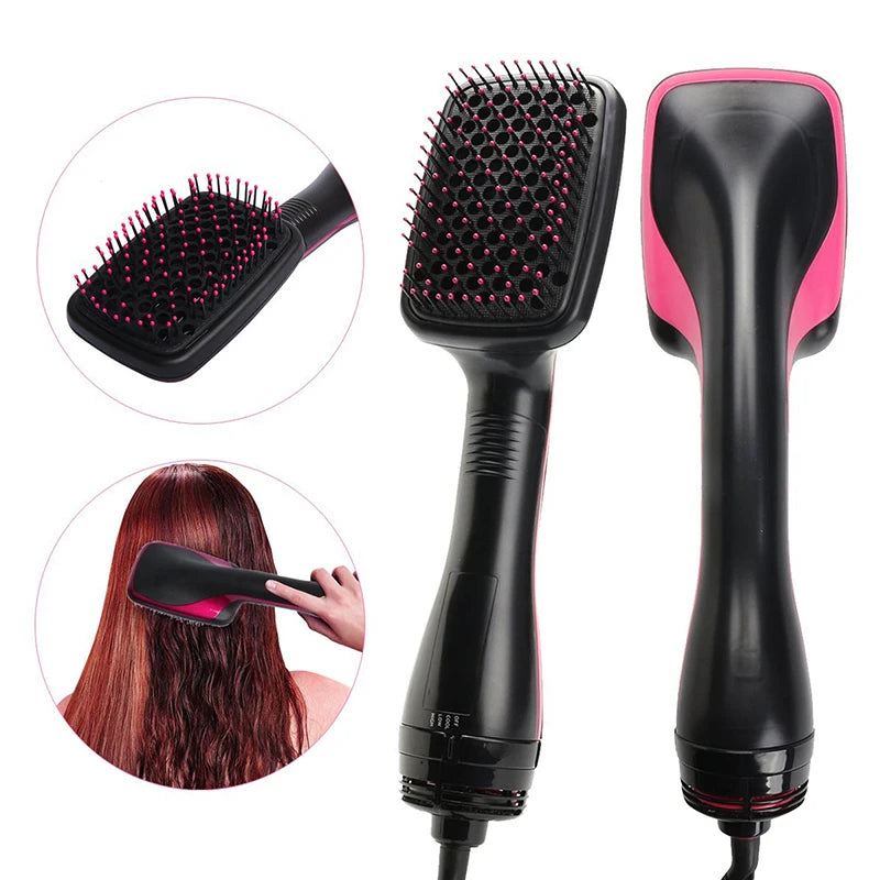 Brosse Soufflante Professionnelle 3-en-1 — Sèche, Lisse & Coiffe