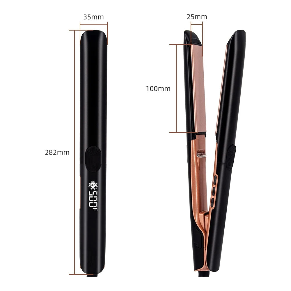 Lisseur Plasma Professionnel RUCHA – Traitement Kératine, 260°C / 500°F, Bi-Tension 110-240V