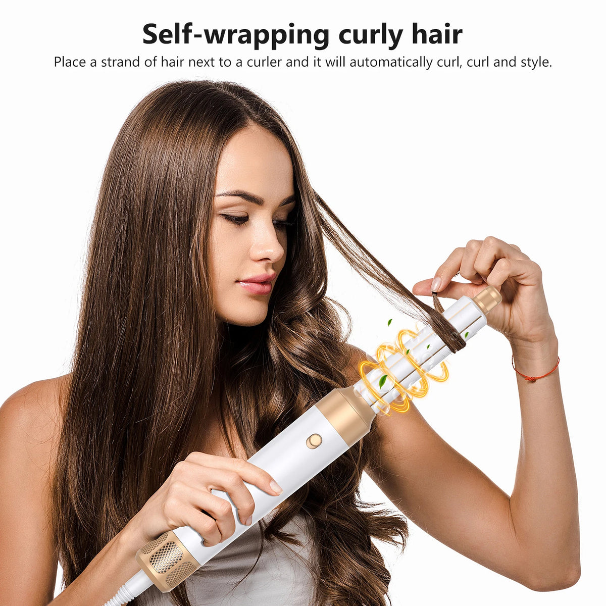 Brosse Soufflante 7 en 1 UKLISS – Sèche-cheveux Moteur Brushless Haute Vitesse, Ionique, Diffuseur & Bigoudi Automatique